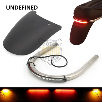 

Cafe Racer Seat Frame w/ Brake Tail Light Hoop Loop Brat Style Bobber Seat For Honda Kawasaki Suzuki Yamaha CC 230mm Motorbike