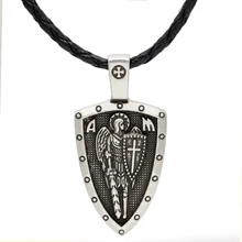 Youe shone ST.MICHAEL ARCHANGEL крест щит молитвенная медаль амулет узел кулон