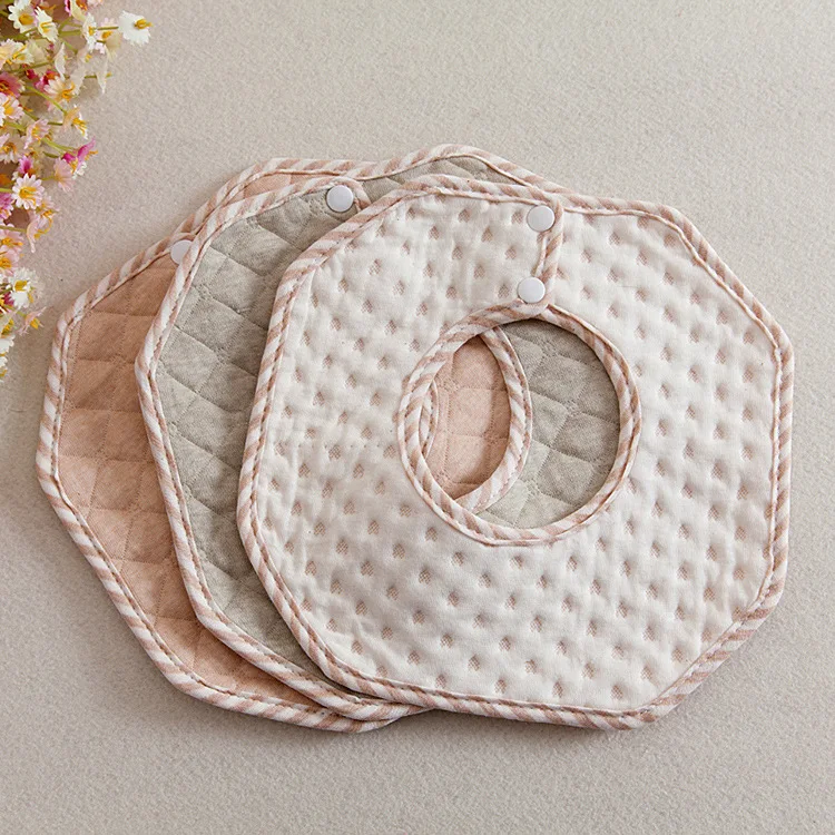 Belva Waterproof Organic Cotton Baby Bibs 360 Degree Rotating 3 pcs lot