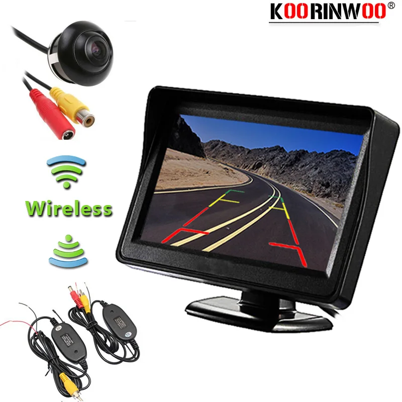 Koorinwoo парковка Интеллектуальный HD800P ЖК-цифровой монитор дисплей беспроводной