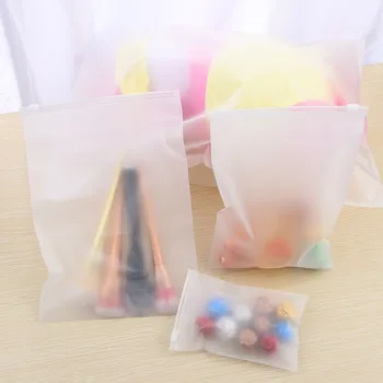 

5Pcs/Set New Portable Translucent Plastic Package Clothes Bag Travel Storage Pouch Bag Zip Lock Bag Travel Organizer