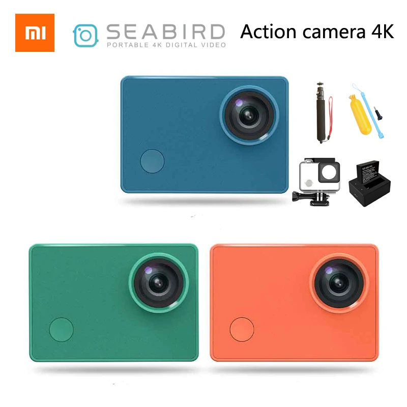 

Xiaomi Mi Seabird 4K Action Camera 4k/30FPS Hisilicon Hi3559 WIFI underwater waterproof Cam sport video camera