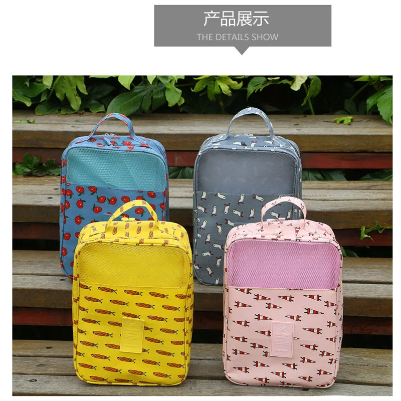 New Portable Shoe Bag Travel Tote Case Organizer Top Fast sports fitness shoe waterproof wash gargle receive placed bag shoe box