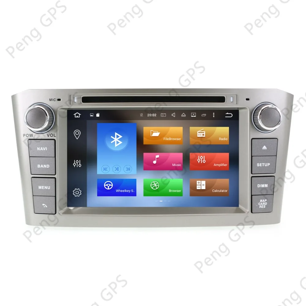 Excellent Android 9.0 Car DVD player GPS Navigation Multimedia Stereo For Toyota Avensis T25 2002-2008 Bluetooth Radio Audio Headunit 9