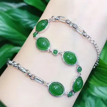 

New 925 silver seiko bracelet with hetian yu egg/