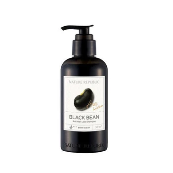 

Nature Republic Black Bean Anti Hair Loss Shampoo 300ml Korean Hair Growth Product Hair Care for Repair Damaged Hair Clean Scalp