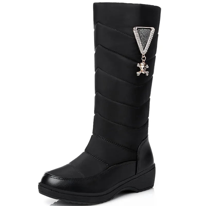 

Feather cloth and More space cotton and wool winter Women Half Boots Drill sequined and delicate pendant size 35-40 T2122