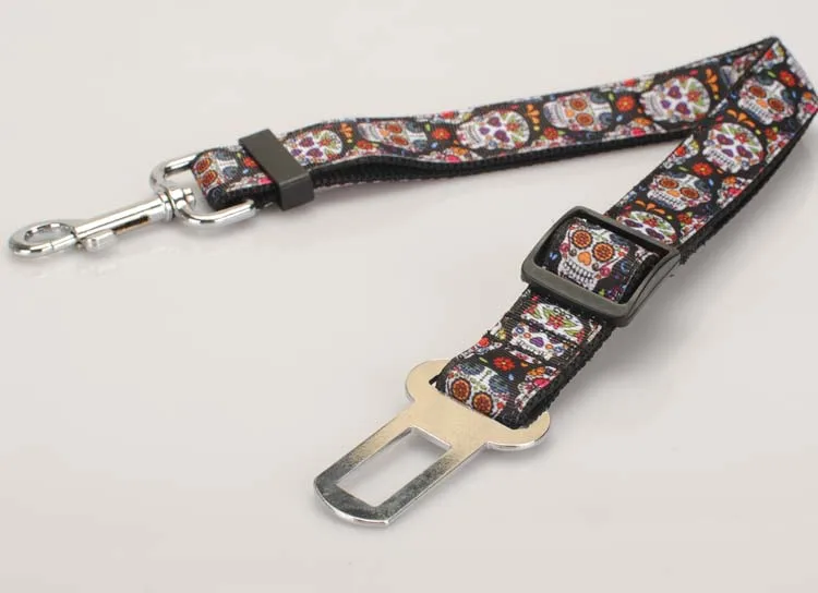 New arrivals 1&quot25mm skull pattern printed grosgrain ribbon nylon safety belt buckle with better price | Дом и сад