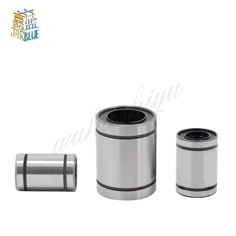 1 шт. LM6UU LM8UU LM10UU LM12UU LM20UU линейные шарикоподшипники 6 мм 8 10 12 20 часть Втулка сталь