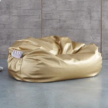 Modern bean bag sofa living room chair leisure furniture made in China gold side pocket by DHL