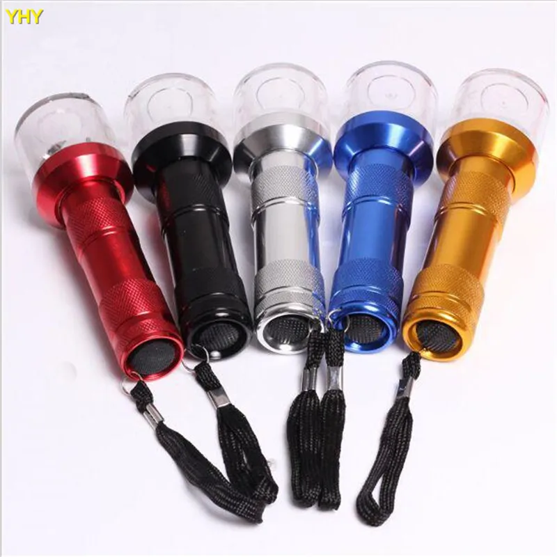Electric Grinder Crusher Herb Tobacco Spice Smoke smoking metal pipe vaporizer click n vape Quickly Aluminum 14.5cm herb grinder07