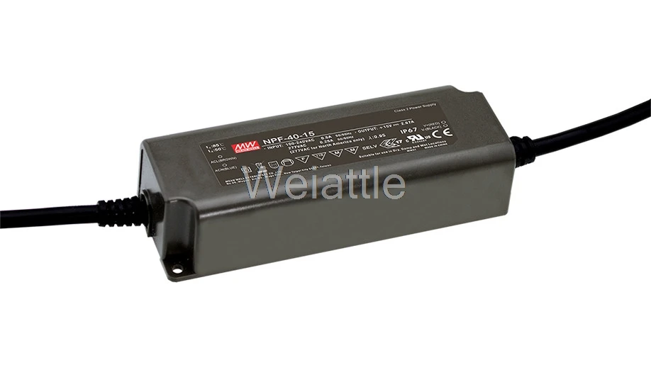 

MEAN WELL original NPF-40-36 36V 1.12A meanwell NPF-40 36V 40.32W Single Output LED Switching Power Supply