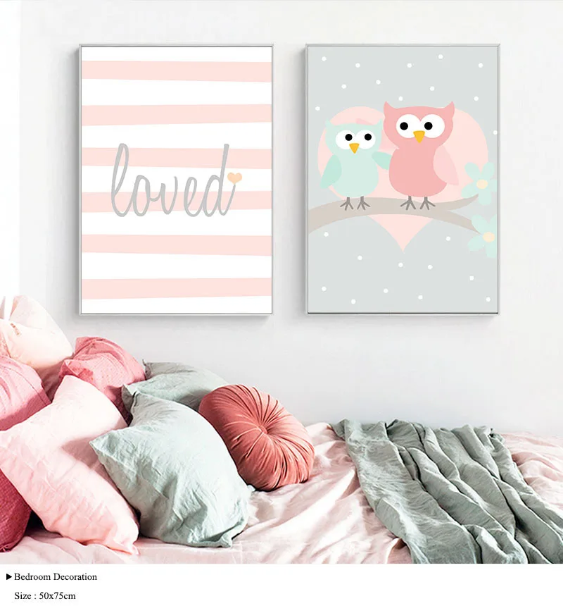 Heart-longing-Wall-Art-Prints-and-Posters-Nordic-Ins-Canvas-Painting-for-Living-Room-Decoration-Wall -  - 