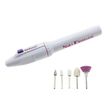 

Nail Art Pen Salon Shaper Trimming Electric Drill Polisher Manicure Pedicure Kit