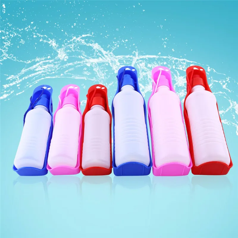 Dog-Water-Bottle-Feeder-With-Bowl-250ml-500ml-Plastic-Portable-Water-Bottle-Pets-Outdoor-Travel-Pet