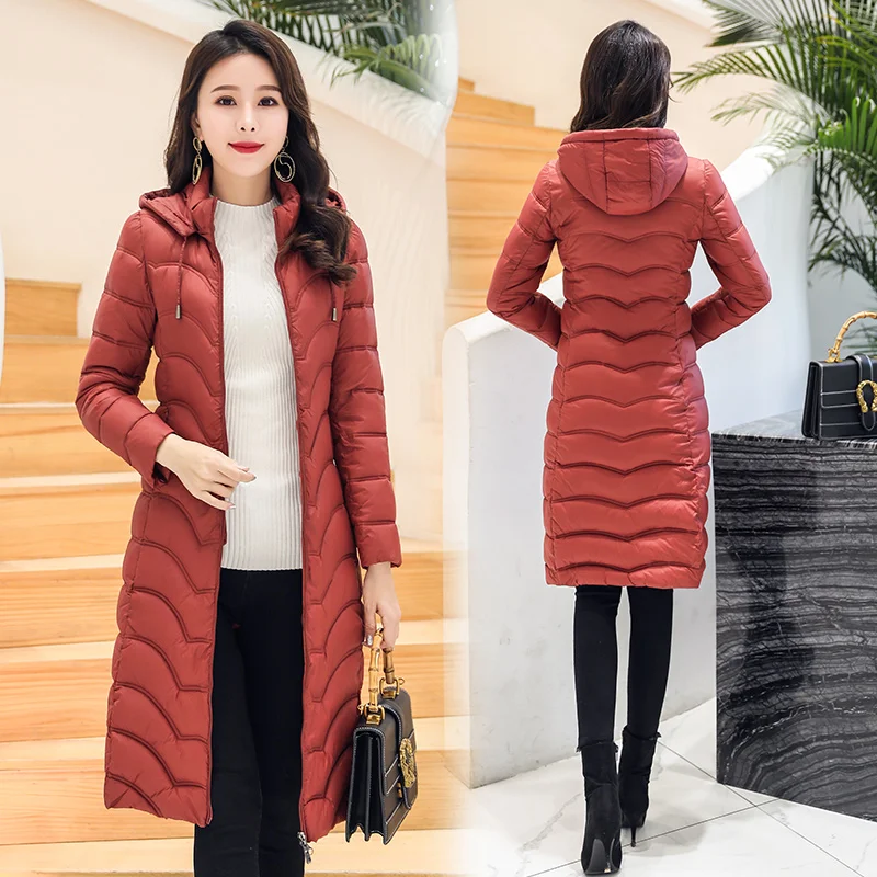 Thicken Winter Jacket Women Plus Size Womens Parkas Hooded Long Winter Coat Women 2019 New Casual Warm Cotton Wadded Overcoat