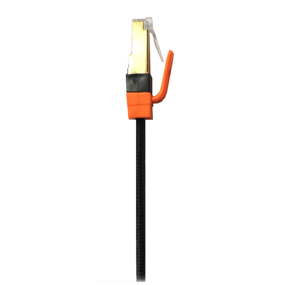 Vandesail Плетеный Нейлоновый CAT7 Ethernet Кабель 30 м 50 LAN Сети Плоский STP RJ45 Патч Корд