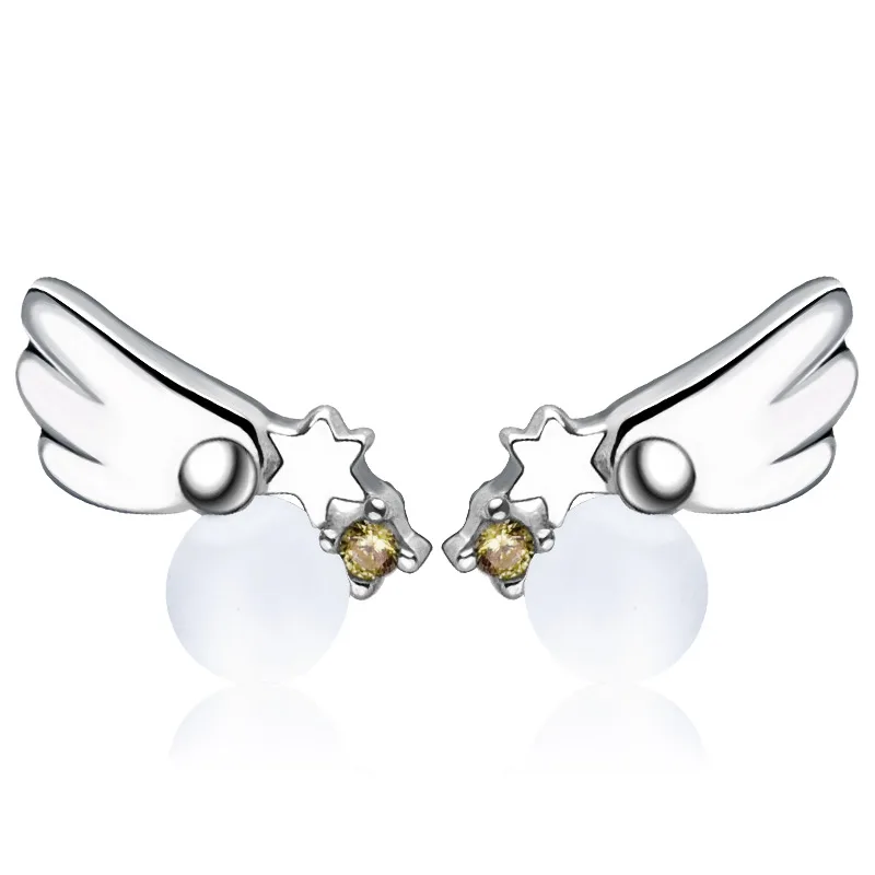 Us 19 95 1 Pair Card Captor Sakura Earrings 925 Sterling Silver Angel Wing Earring Free Ship In Stud From Jewelry Accessories On Us 19 95 1 Pair Card Captor Sakura Earrings 925 Sterling Silver Angel Wing Earring Free Ship In Stud From Jewelry Accessories On