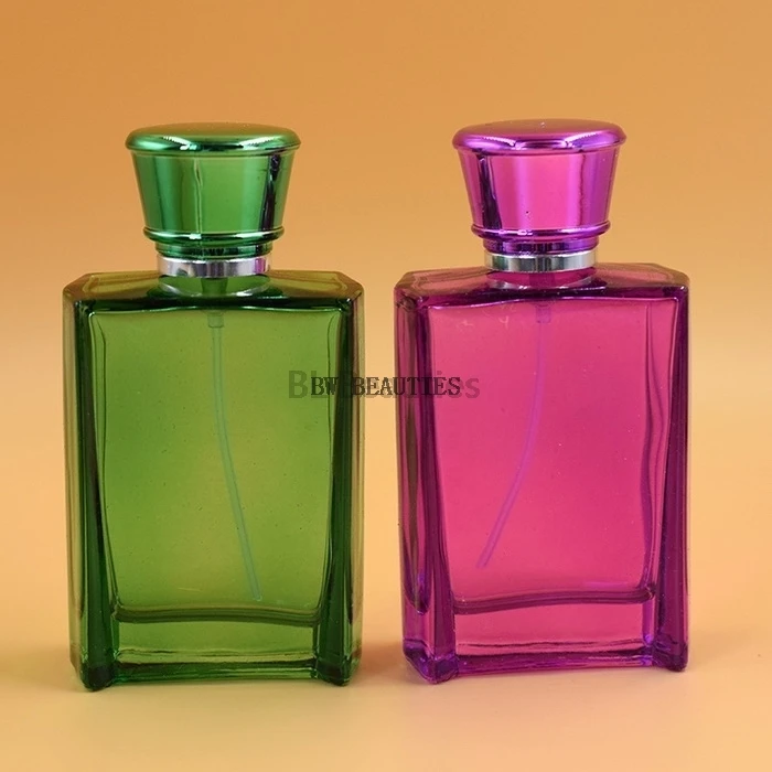 

50pcs Spray Pump Bottle Glass Refillable Perfume Bottle Empty Packaging Caseglass Perfume Bottles With Sprayer 50ml