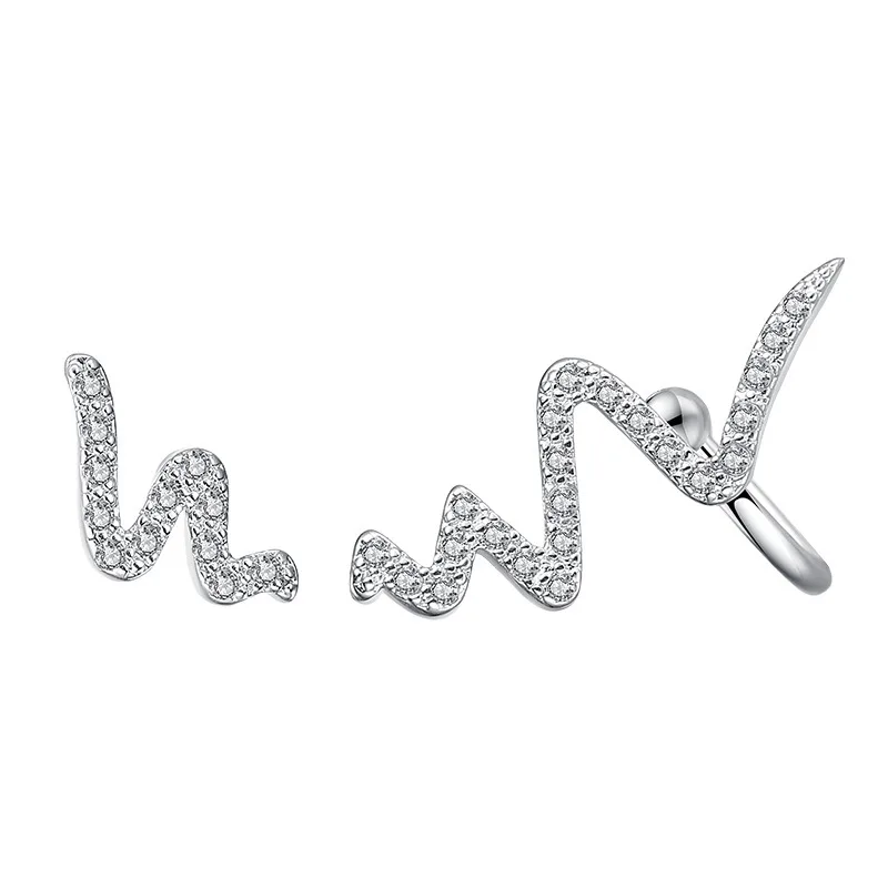 Love Lightning Code Zircon Stud Earrings | Украшения и аксессуары