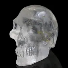Ddh001617 Природный Ясный Кварц Хрустального Черепа Кристалл Исцеления Рейки