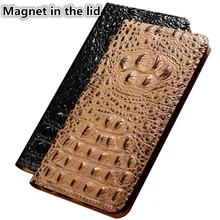 CJ11 Crocodile back pattern natural leather phone case for OnePlus 7 Pro(6.67′) case for OnePlus 7 Pro phone bag with card Slot