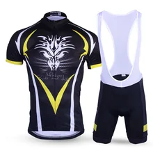 Лето крутой Дракон мужской короткий рукав Велоспорт Джерси Набор быстросохнущая спортивная одежда MTB велосипед/велосипед костюм-Джерси велосипедная одежда