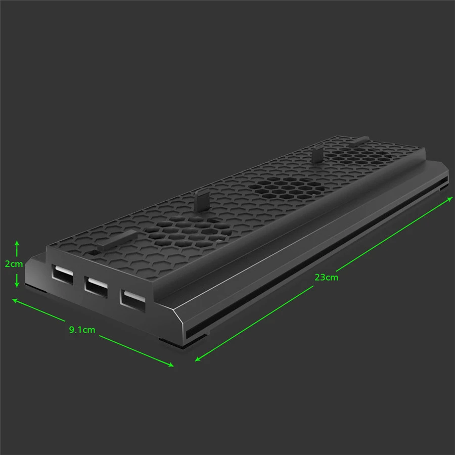Вертикальная подставка с поддержкой охлаждающего вентилятора для Xbox one X док