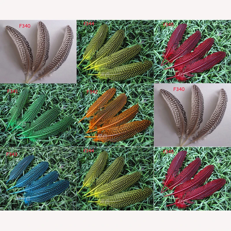 dyed natural pearl wing feathers DIY handwork ornament art exhibition 15-20cm 6-8 inch 50 root sell | Дом и сад