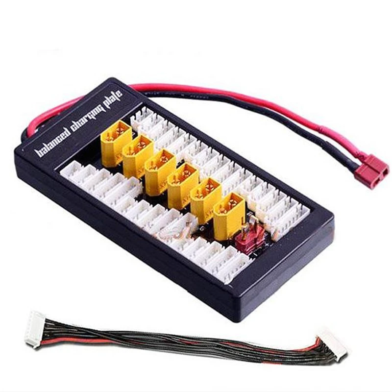 Parallel Charging Balance Board Lipo Battery Charger XT60 Plug fit IMAX B6 B8