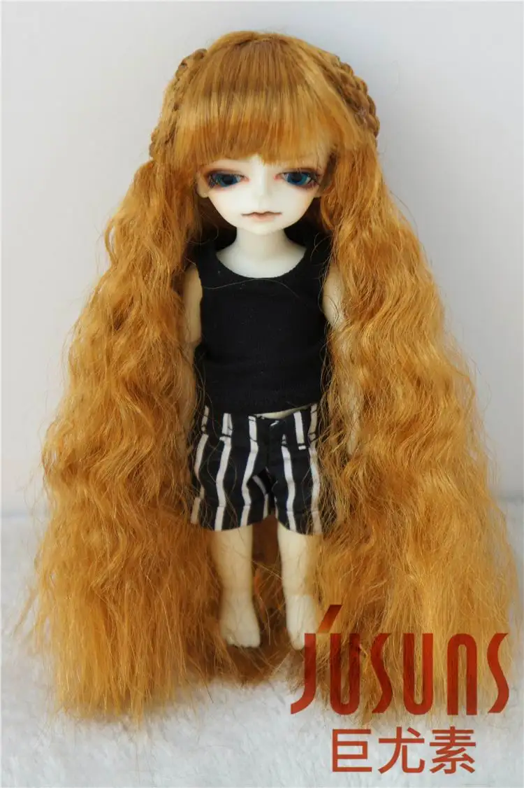 JD098 1/12 синтетическая мохер кукла парики довольно sobazu парик 4-5 дюймов кукла аксессуары - Цвет: Ginger SM3