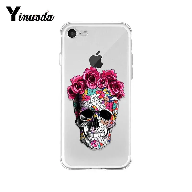 Fashion Retro Style Flower Skull