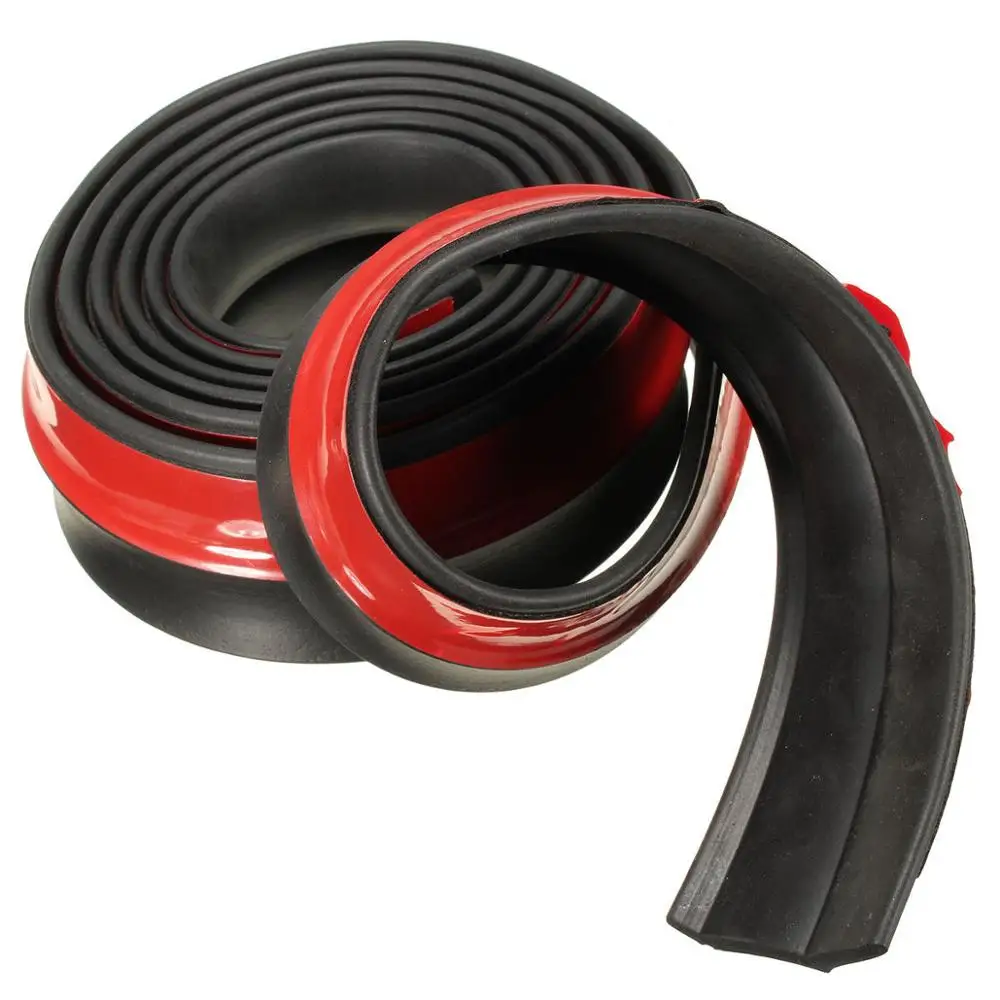 2.5m Car Front Bumper Protection Sealing Strips Sticker Universal Auto Rubber front Lip Car Door Protector Rubber Strip 2.5m Car Front Bumper Protection Sealing Strips Sticker Universal Auto Rubber front Lip Car Door Protector Rubber Strip