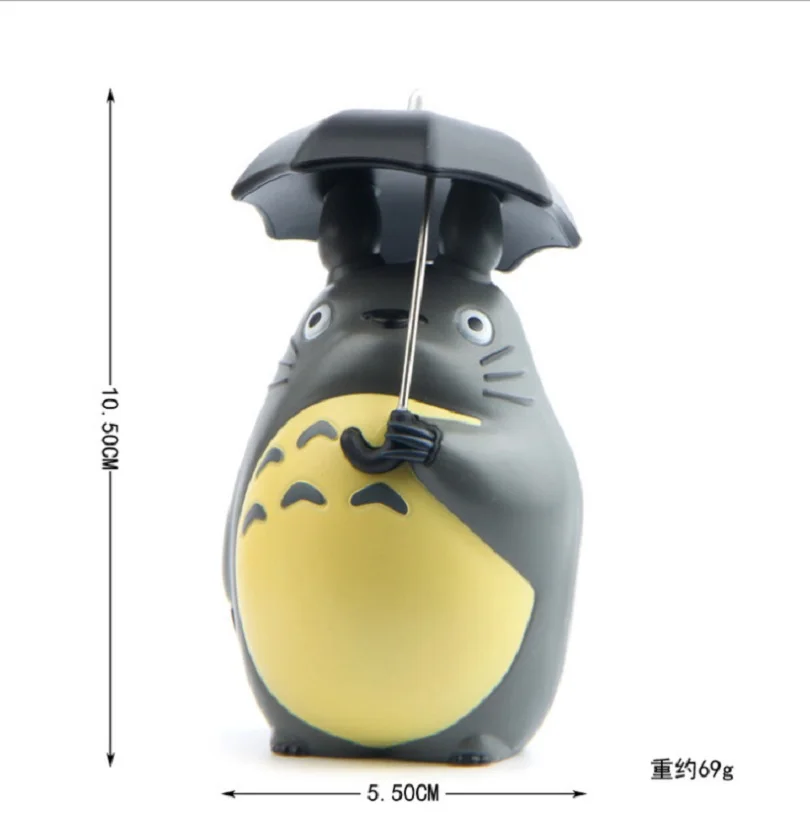 10 cm figura genial mi vecino Totoro Ghibli Hayao Miyazaki Anime serie Animal figurita modelo coleccionable regalo juguetes
