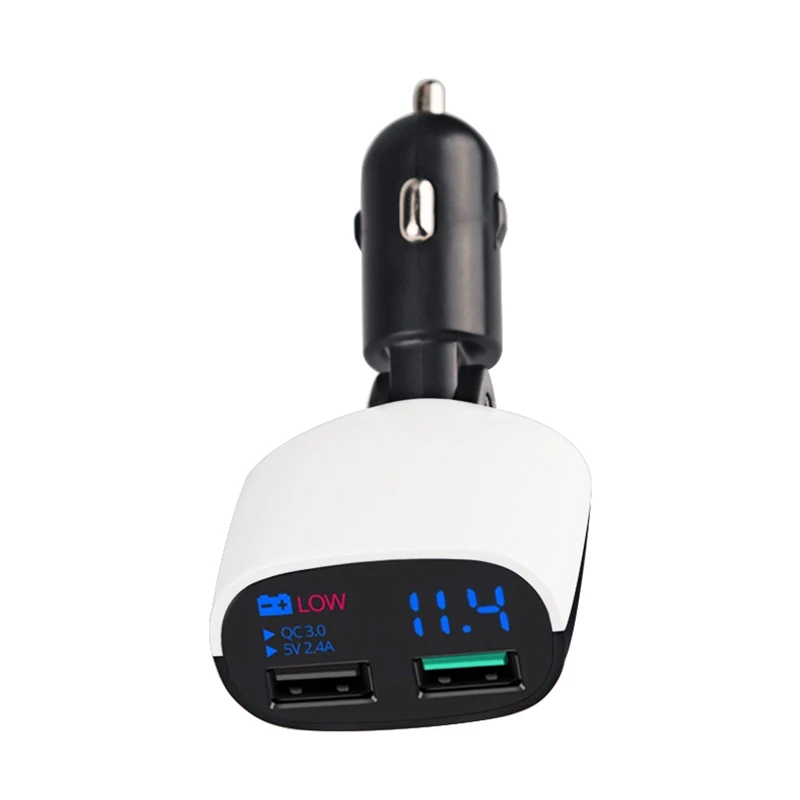 Автомобильное зарядное устройство с двумя usb портами 5 В 3 4 А Автомобильная