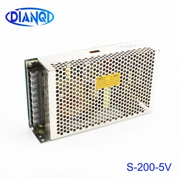 

led power supply switch 200W 5v 35A power supply unit ac dc converter S-200w 5v variable dc voltage regulator S-200-5