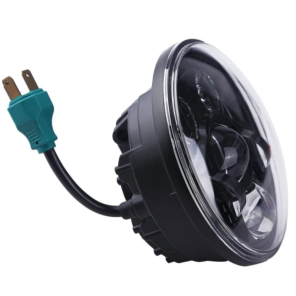 5.75 Inch LED Headlight HighLow Beam 5 34'' LED Headlamp Driving Light for Harley Motorcycle Projector Headlight (8)