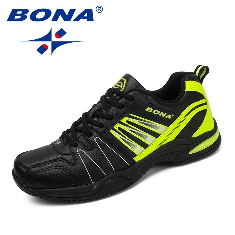 BONA New Arrival Classics Style Men Tennis Shoes Lace Up Men Athletic Shoes Outdoor Jogging Shoes Comfortable Sneakers Shoes