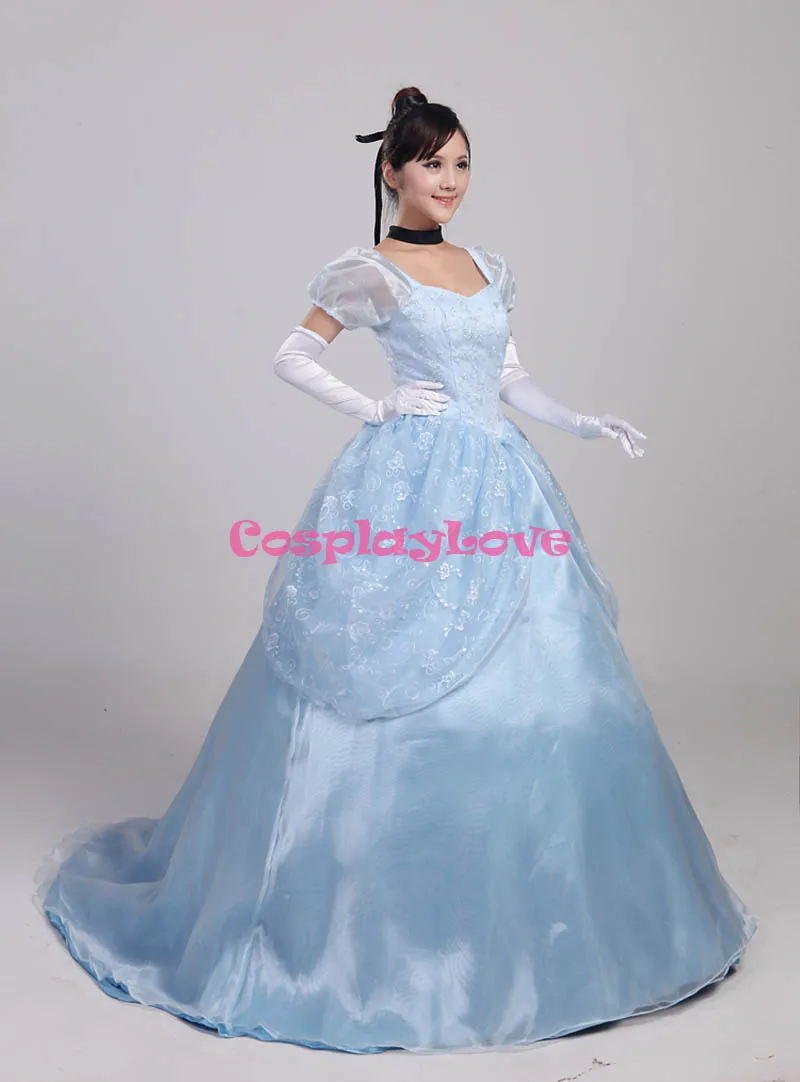 CosplayLove Custom Made Cinderella Princess Dress Cosplay Costume For Halloween Christmas Party  (6)