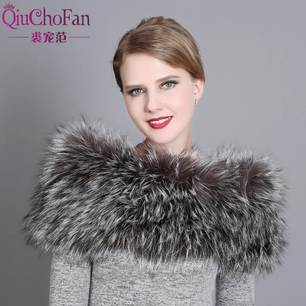 top quality faux raccoon fox fur shawl multicolor customerized color