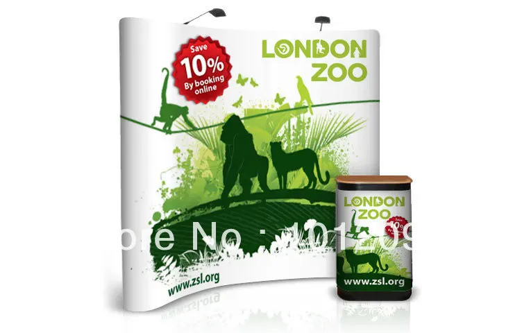 

Free Shipping Pop Up Trade Show Marketing Displays (Free printing)