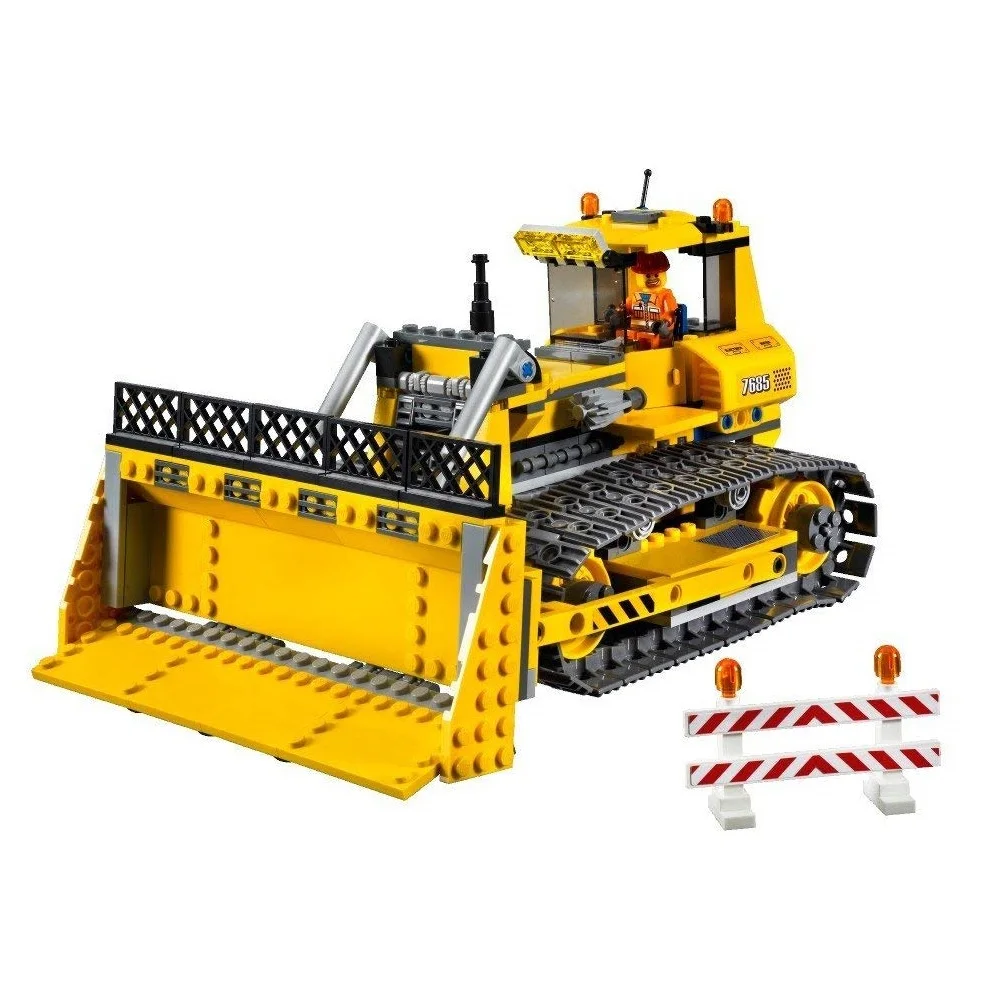 

Dozer Compatible Legoe City Construction 7685 Building Blocks toys for Childrens Bricks Car Model Kid Gift 394Pcs