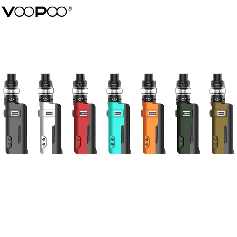 

Original Voopoo Rex Kit 80W Rex Box MOD and 5ml Uforce Tank Atomizer with Uforce N1 U2 Coil Electronic Cigarette Vape Kit