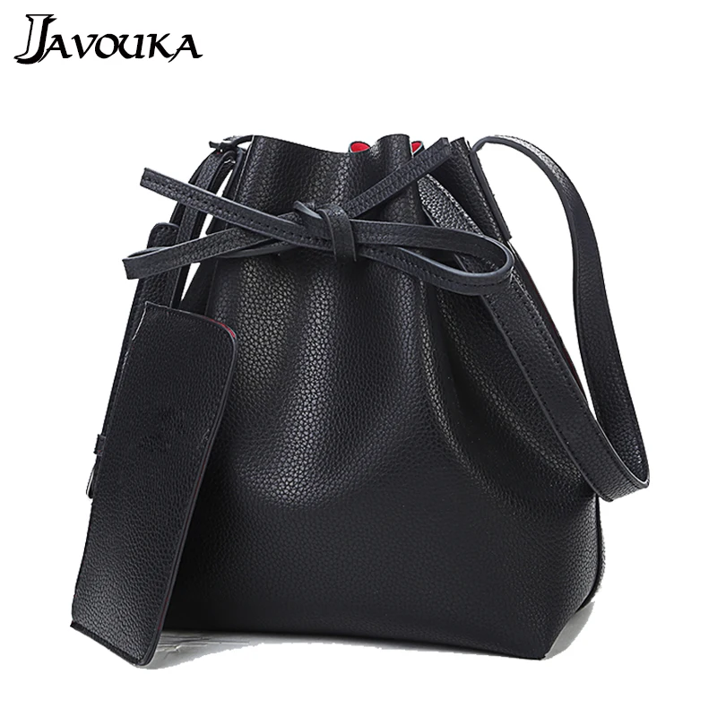2pcs Fashion 2016 New Cross body font b Women s b font Handbags Leather PU font