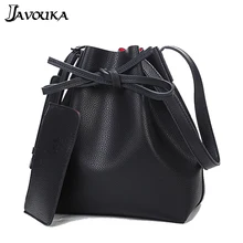 2pcs Fashion 2016 New Cross body font b Women s b font Handbags Leather PU font