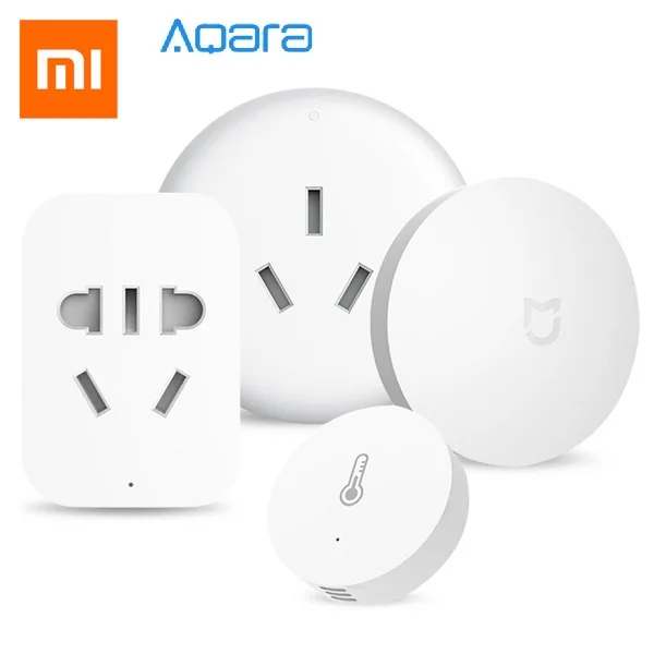 

Xiaomi Aqara Smart Home Kit Temperature Control Set Wireless Switch + Humidity Sensor + Air Conditioner + ZigBee Outlet