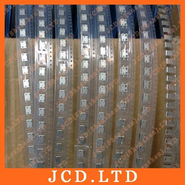 Micro USB 5P,5-pin Micro USB Jack,5Pins Micro USB Connector Tail Charging socket