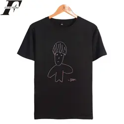 LUCKYFRIDAYF Self-portrait футболка BTS короткий рукав Летняя хлопковая Для мужчин/Для женщин Повседневная футболка Для мужчин/женская одежда Футболки