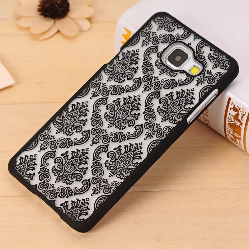 

Retro Damask Pattern Vintage Flower Case Cover For Samsung Galaxy A3 A5 A7 2016 J5 J3 2017 Grand Prime S4 S5 S6 S7 edge S8 Plus