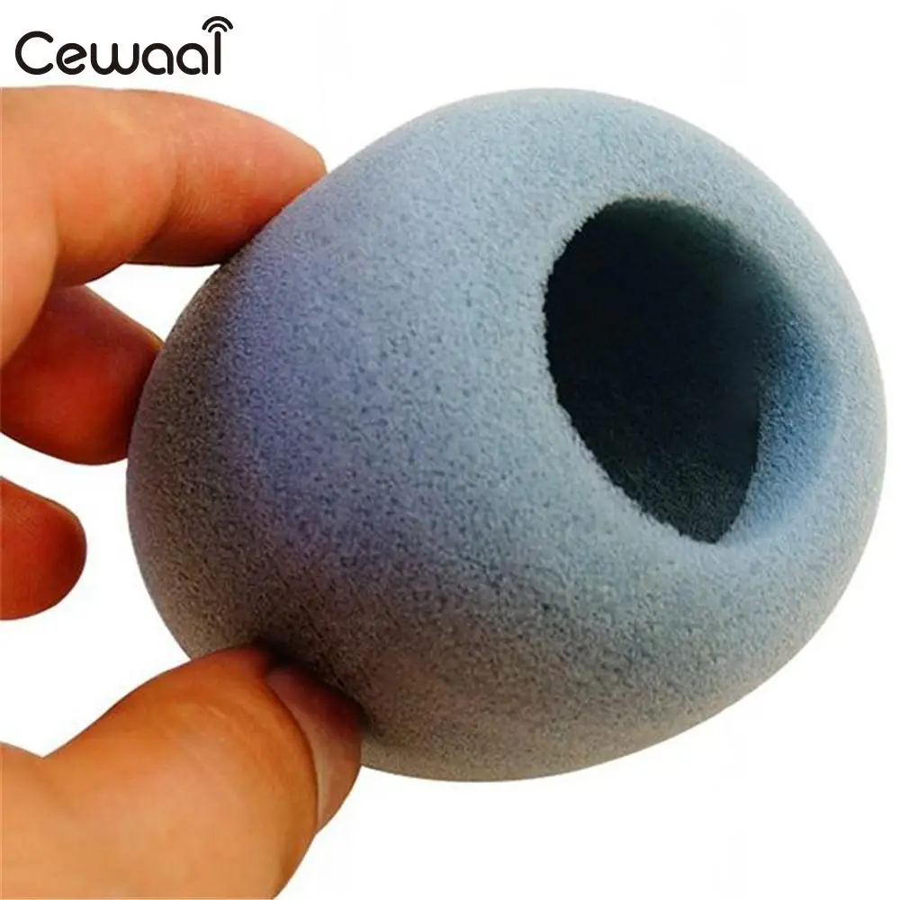 

Cewaal 10pcs Colorful Handheld Stage Ball shape Microphone Windscreen Foam Mic Cover Karaoke microfone Speaker Protective Case